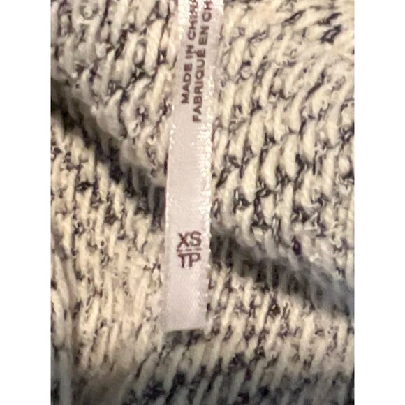 Free people cream gray motions knit cardigan sweater boho XS classic $98 - Picture 5 of 8